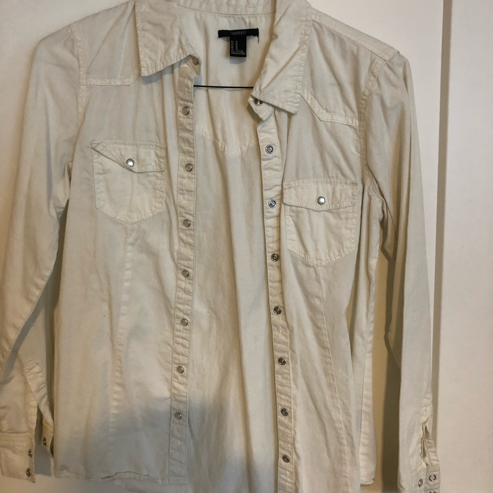 Button down top (snaps)
